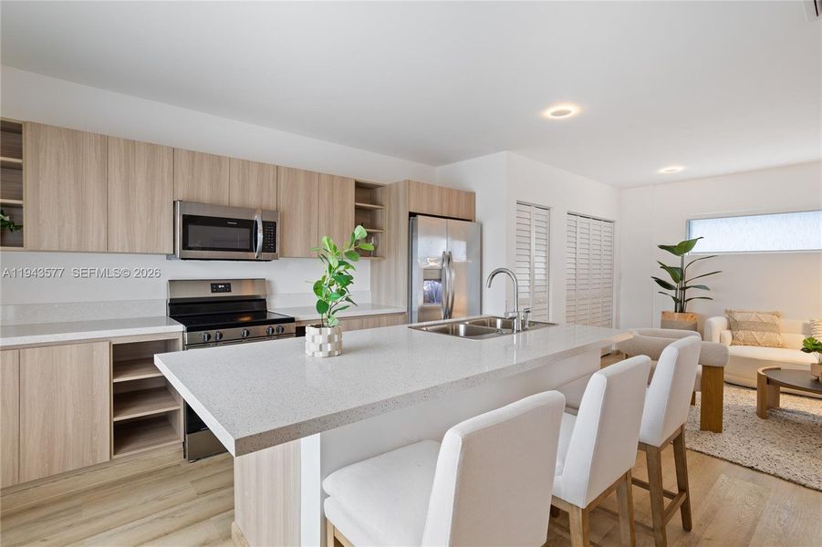 Furnished interior view inside a new home in , Florida City (Image 5).