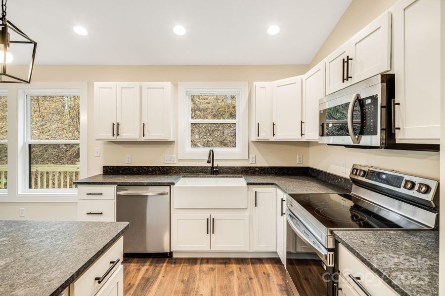 Furnished interior view inside a new home in , Weaverville (Image 6).