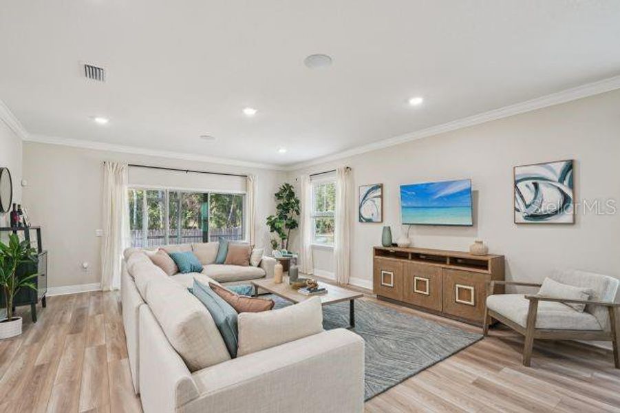 Furnished interior view inside a new home in Benton Hills, Brooksville (Image 7).