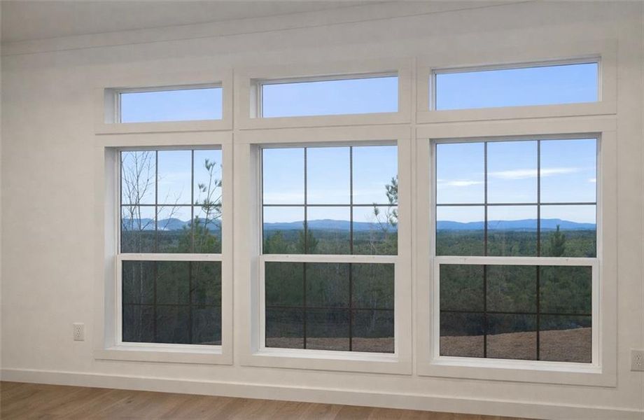 Spacious, unfurnished interior of a new home in , Cave Spring (Image 15).