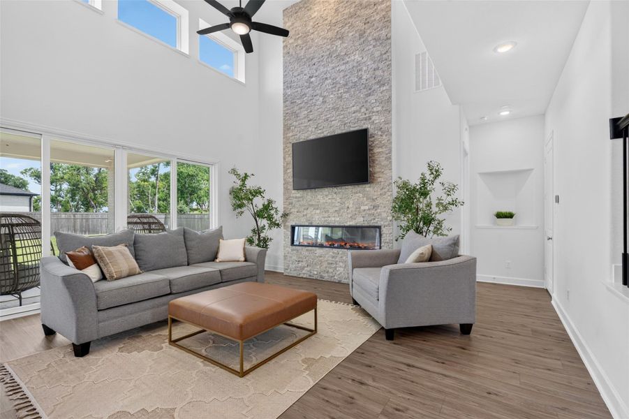 Furnished interior view inside a new home in , Missouri City (Image 29).