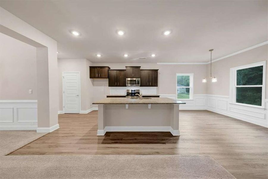 Furnished interior view inside a new home in Scarlett Place, Bowdon (Image 8).