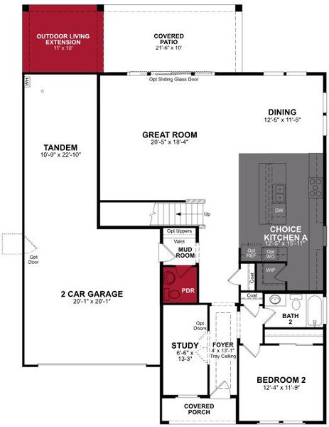 2D floor plan layout of this home in Sanctuary, Phoenix, AZ (Image 2). 2D floor plan layout of this home in Sanctuary, Phoenix, AZ (Image 2).