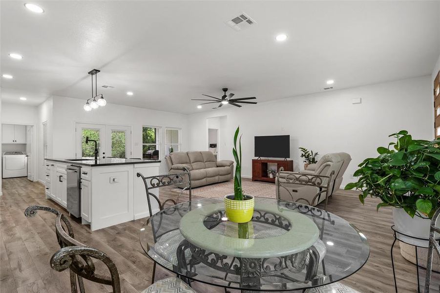 Furnished interior view inside a new home in , Woodway (Image 10).