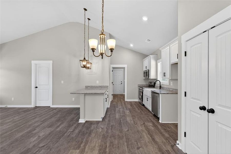 Furnished interior view inside a new home in , Buchanan (Image 10).