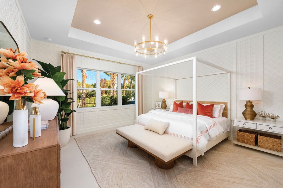 Representative furnished interior of a home built from the Amethyst by GL Homes in Valencia Ridge (55+), Wesley Chapel (Image 12).