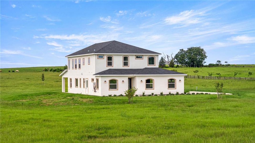 Front exterior of a new home in , Morriston, FL, highlighting curb appeal (Image 31). Front exterior of a new home in , Morriston, FL, highlighting curb appeal (Image 31).