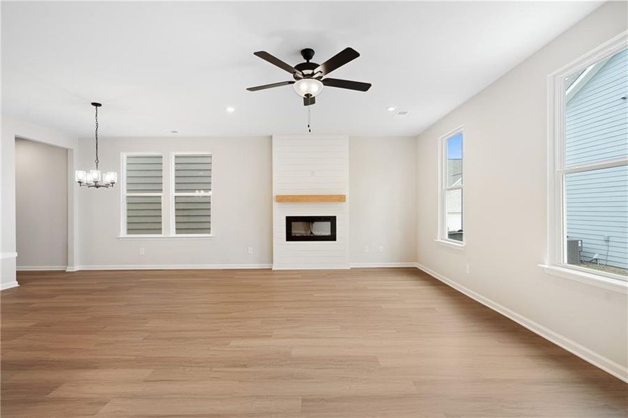 Spacious, unfurnished interior of a new home in The Village at Shallowford, Kennesaw (Image 32). Spacious, unfurnished interior of a new home in The Village at Shallowford, Kennesaw (Image 32).