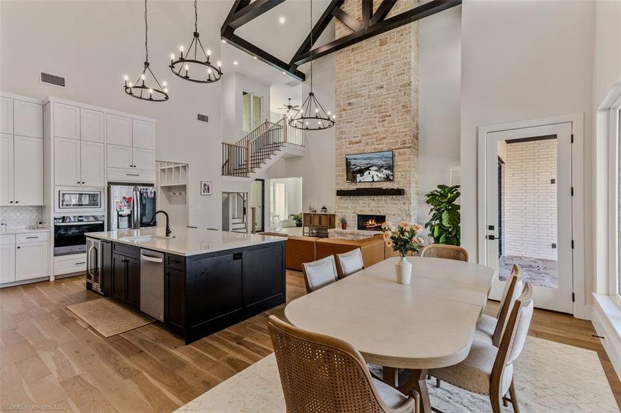 Furnished interior view inside a new home in , Heath (Image 29).