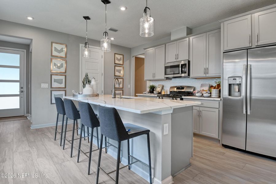 Furnished interior view inside a new home in Seasons at Marietta Cove, Jacksonville (Image 9). Furnished interior view inside a new home in Seasons at Marietta Cove, Jacksonville (Image 9).