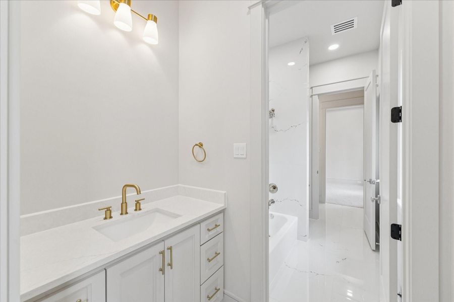 Furnished interior view inside a new home in , Porter (Image 16).