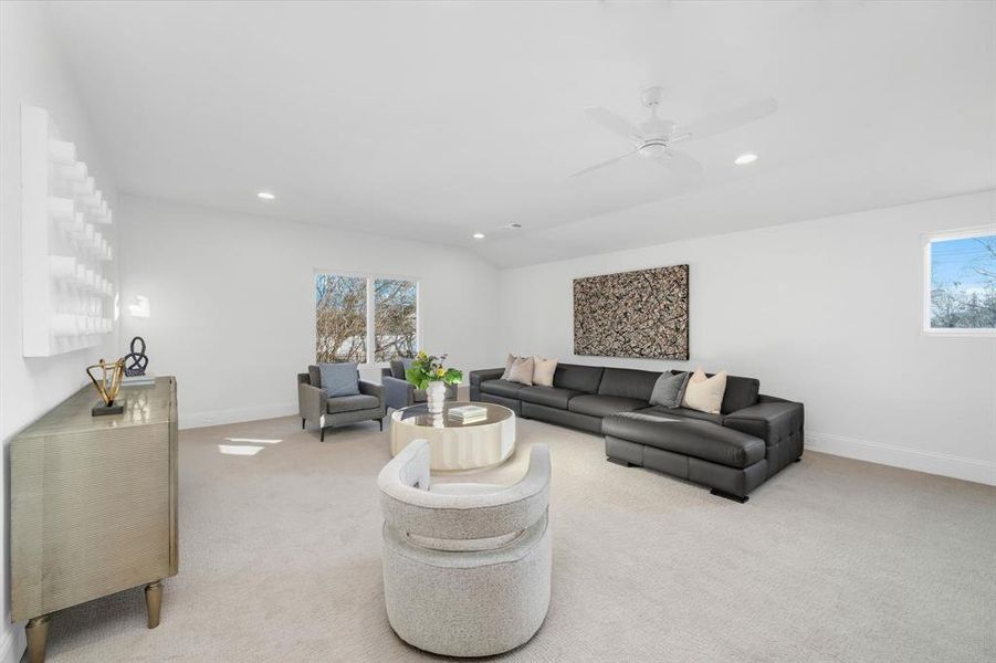 Furnished interior view inside a new home in , Dallas (Image 8).