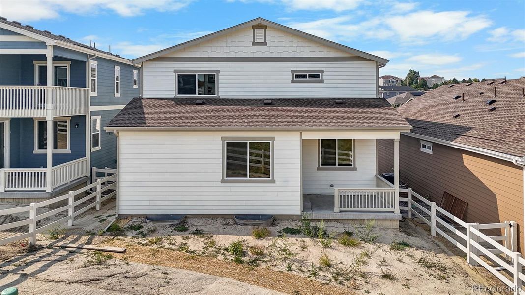 Front exterior of a new home in , Castle Rock, CO, highlighting curb appeal (Image 25). Front exterior of a new home in , Castle Rock, CO, highlighting curb appeal (Image 25).