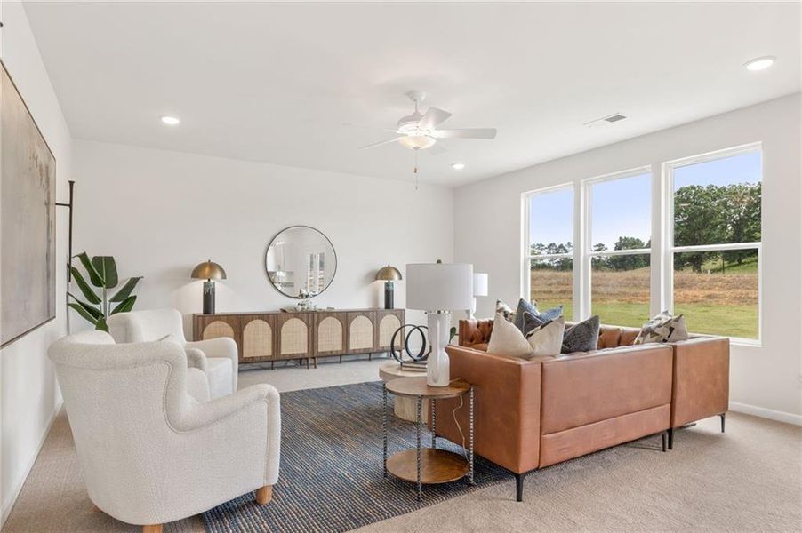 Furnished interior view inside a new home in Oakhill Estates, Adairsville (Image 14). Furnished interior view inside a new home in Oakhill Estates, Adairsville (Image 14).