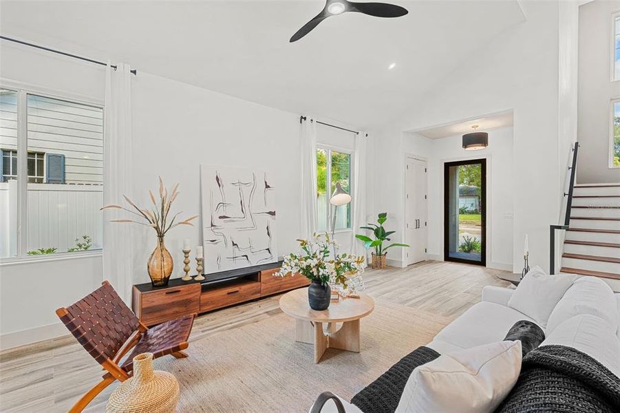 Furnished interior view inside a new home in , Orlando (Image 8). Furnished interior view inside a new home in , Orlando (Image 8).