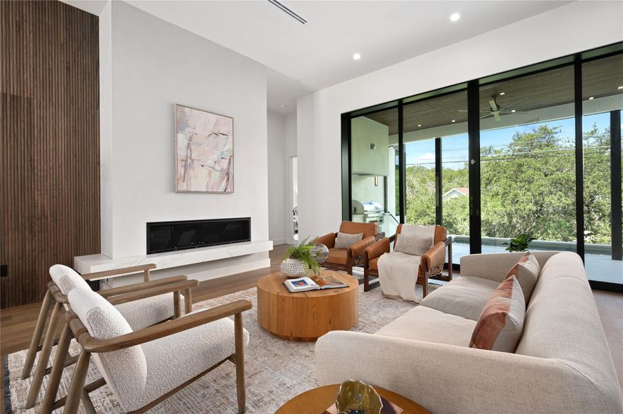 Furnished interior view inside a new home in , Austin (Image 32). Furnished interior view inside a new home in , Austin (Image 32).