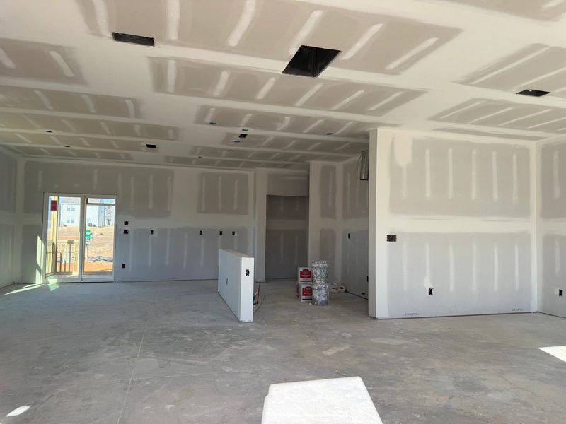 Family Room featuring the AW Collection® Coastal - Open and airy with soft-toned finishes.