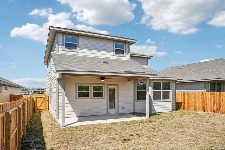 Exterior details and patio area of a home in Remington Ranch, San Antonio (Image 28). Exterior details and patio area of a home in Remington Ranch, San Antonio (Image 28).