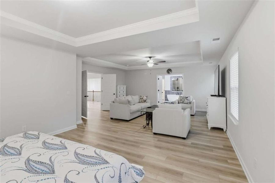 Furnished interior view inside a new home in Trinity Park, McDonough (Image 54).