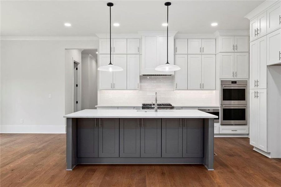 Furnished interior view inside a new home in , Atlanta (Image 13).