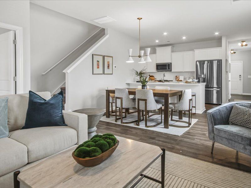 Furnished interior view inside a new home in Wyndermere, Greenville (Image 3).