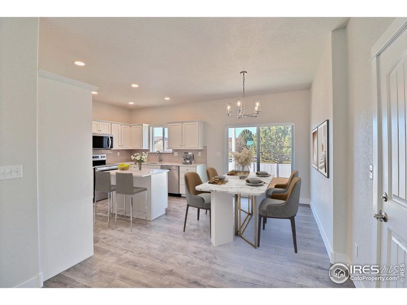 Furnished interior view inside a new home in , Evans (Image 4).