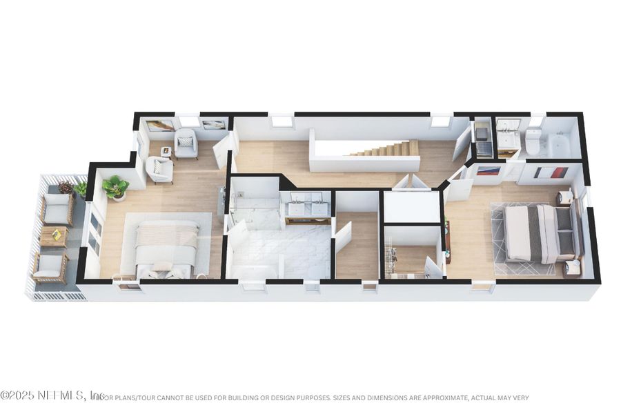 2D floor plan layout of this home in , Jacksonville, FL (Image 4).