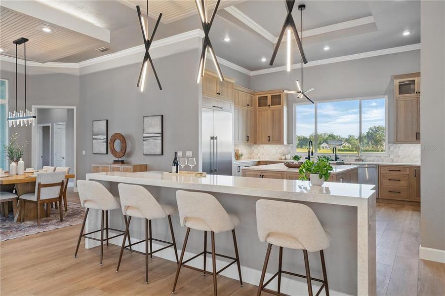 Furnished interior view inside a new home in , Archer (Image 48).