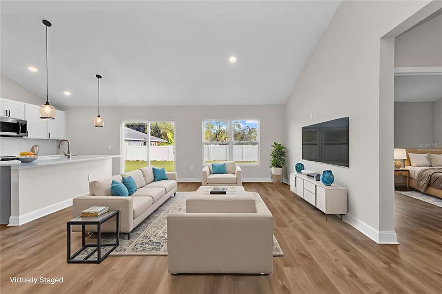 Furnished interior view inside a new home in , North Port (Image 8). Furnished interior view inside a new home in , North Port (Image 8).