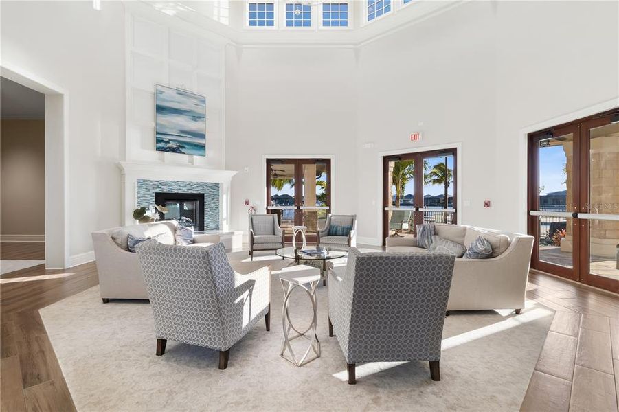 Furnished interior view inside a new home in , Palmetto (Image 15).