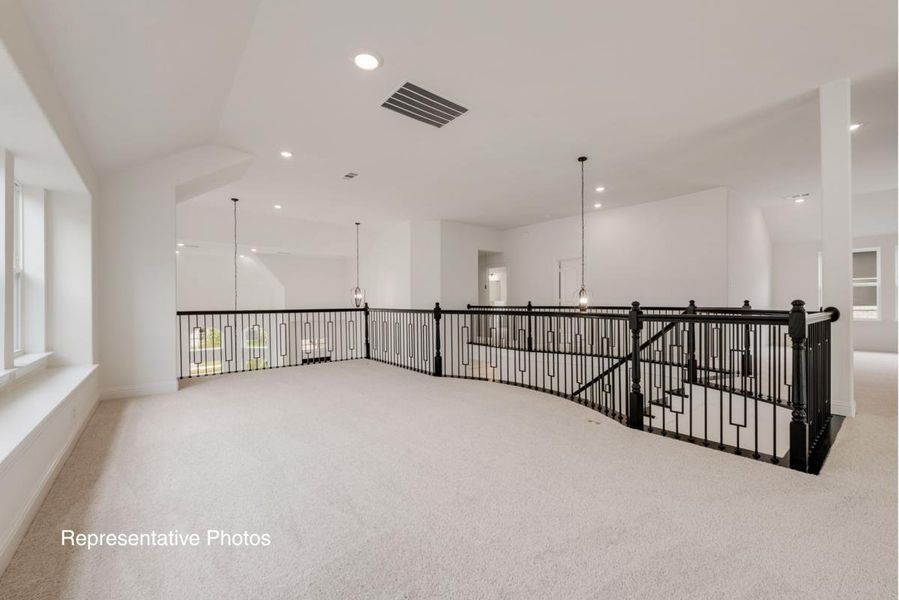 Representative unfurnished interior of a home built from the Grand Martinique by Grand Homes in Providence Cove, McKinney (Image 21). Representative unfurnished interior of a home built from the Grand Martinique by Grand Homes in Providence Cove, McKinney (Image 21).