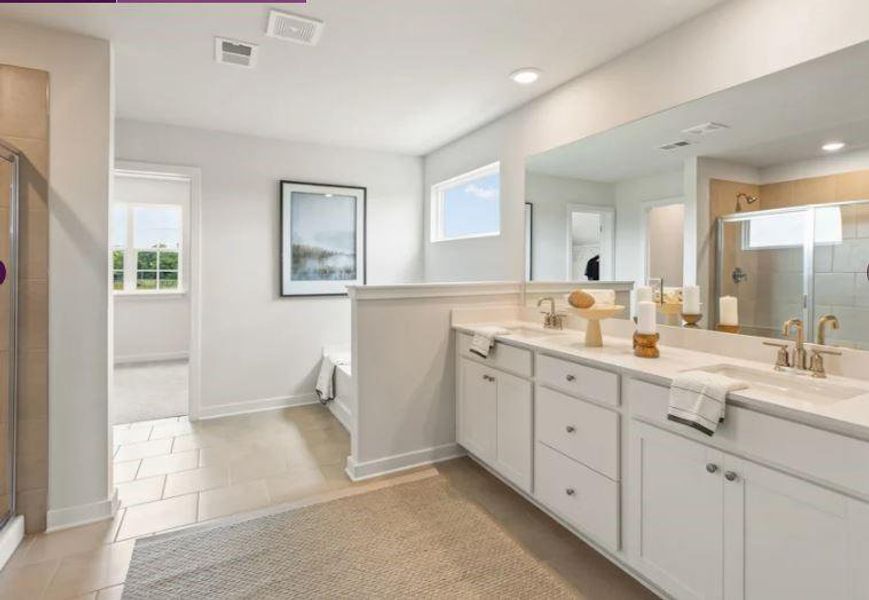 Furnished interior view inside a new home in The Estates at Gainesville Township, Gainesville (Image 21).
