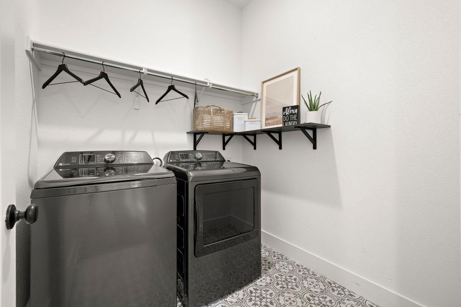 Main floor laundry. Main floor laundry.