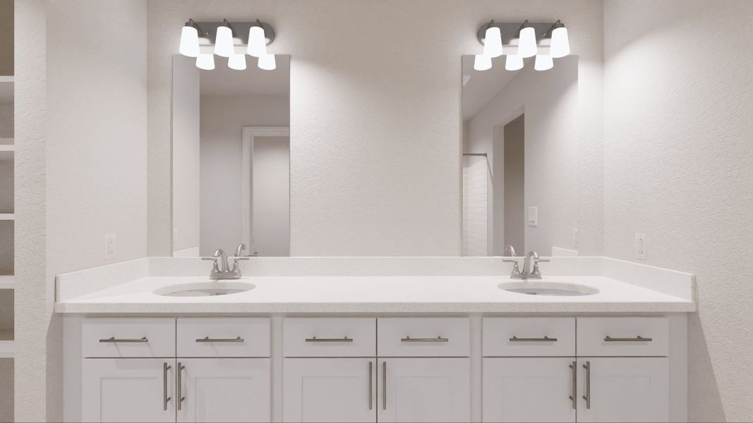 Furnished interior view inside a new home in Green Valley Ranch, Aurora (Image 11).