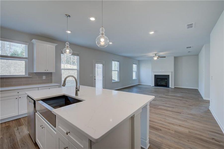 Furnished interior view inside a new home in Hamilton Lakes, Lawrenceville (Image 9).