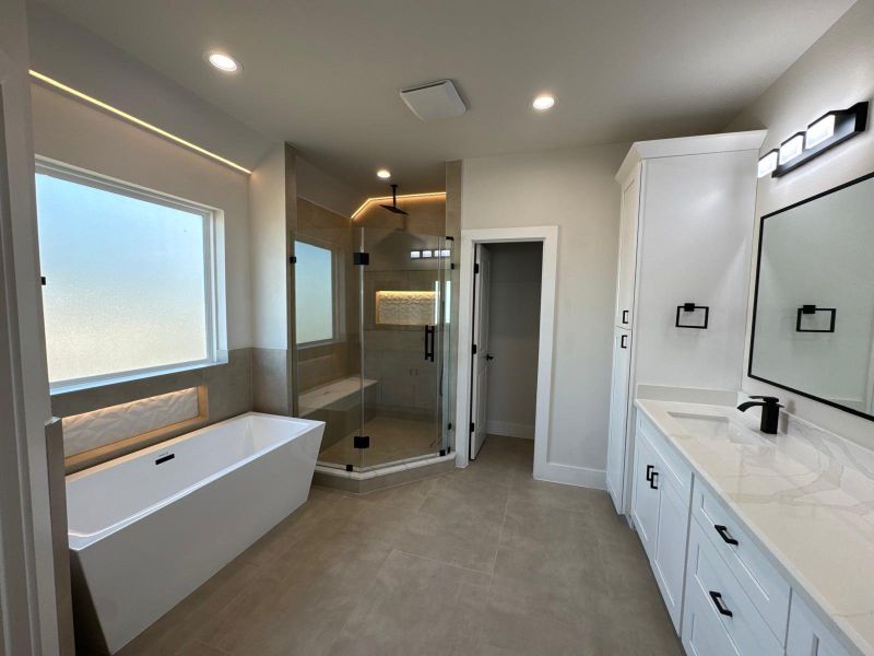 Furnished interior view inside a new home in , Houston (Image 13).