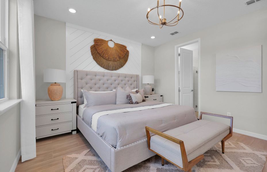 Representative furnished interior of a home built from the Cedar by Pulte Homes in Seminole Palms, Palm Coast (Image 10).
