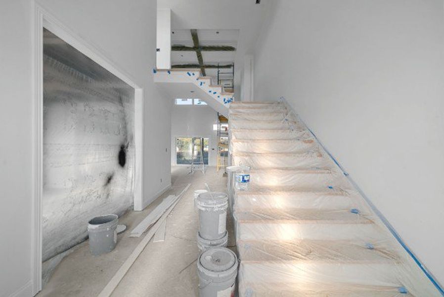 In-progress construction of a new home in Wofford Estates, Clarksville, TN (Image 8).