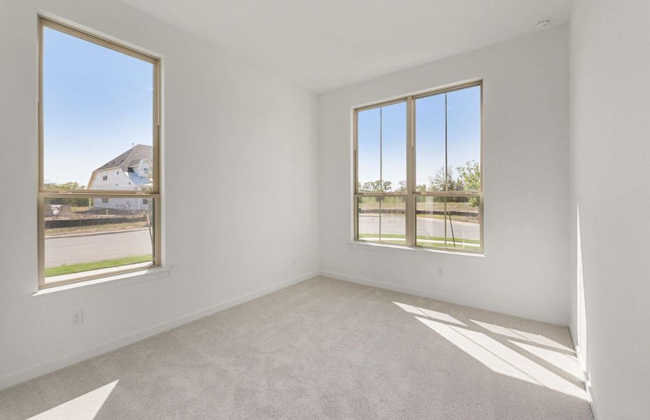 Spacious, unfurnished interior of a new home in Kuempel Estates, Pflugerville (Image 19). Spacious, unfurnished interior of a new home in Kuempel Estates, Pflugerville (Image 19).
