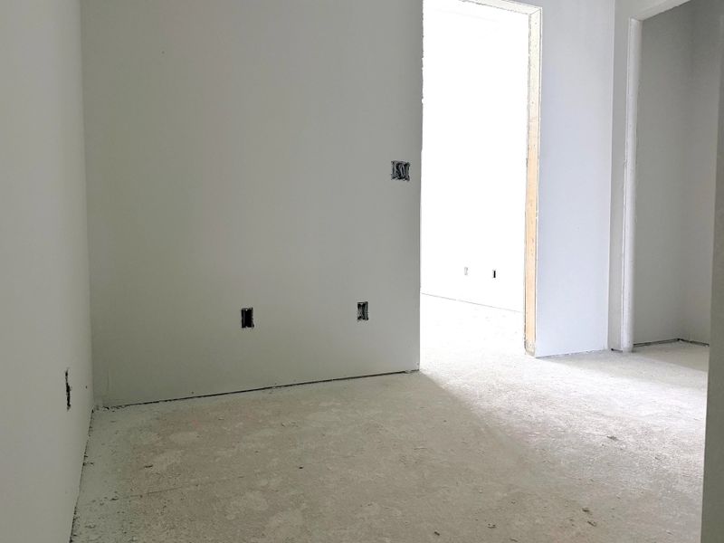 Upstairs loft outside primary bedroom - under construction