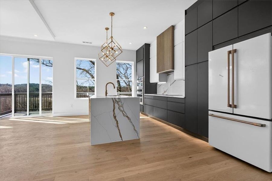 Furnished interior view inside a new home in , Canton (Image 8).