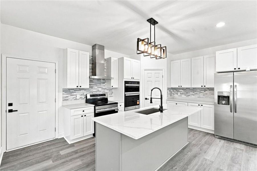 Furnished interior view inside a new home in , Austell (Image 9). Furnished interior view inside a new home in , Austell (Image 9).