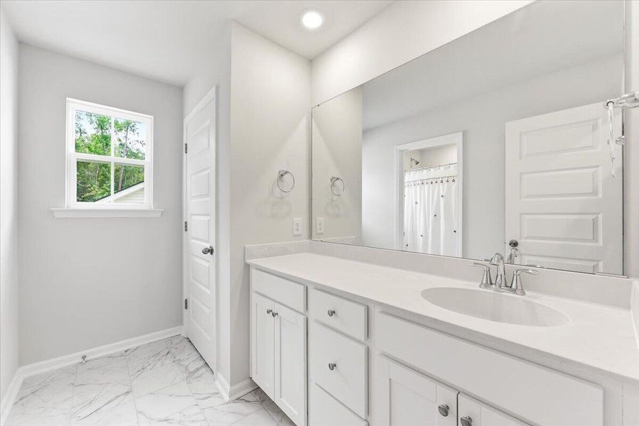 Furnished interior view inside a new home in Limehouse Village: Arbor Series, Summerville (Image 43).