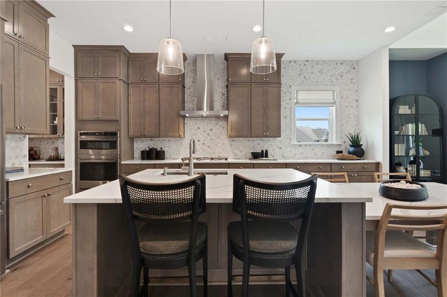 Furnished interior view inside a new home in East Harbor II at Chestatee, Dawsonville (Image 39).