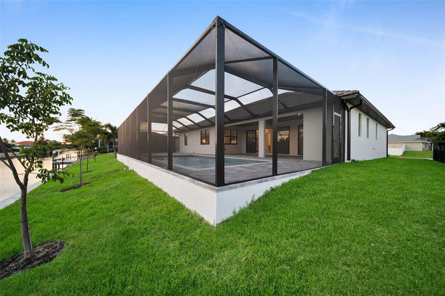 Exterior details and patio area of a home in , Cape Coral (Image 29).