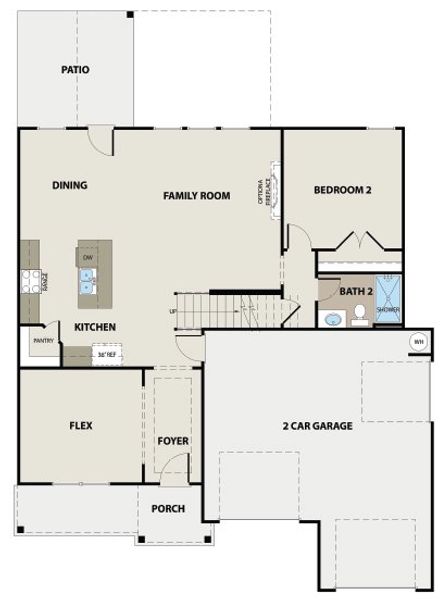2D floor plan layout for the Kathleen Tandem by Peachtree Building Group in The Fairways at Mirror Lake, Villa Rica, GA (Image 3). 2D floor plan layout for the Kathleen Tandem by Peachtree Building Group in The Fairways at Mirror Lake, Villa Rica, GA (Image 3).