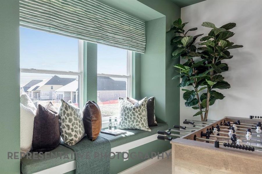 Furnished interior view inside a new home in Tavolo Park, Fort Worth (Image 13).