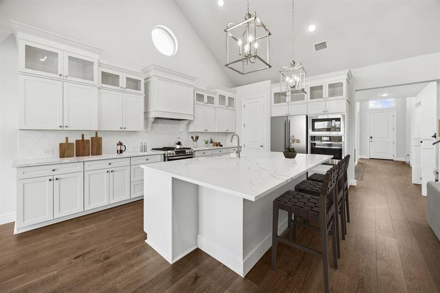 Furnished interior view inside a new home in Lincoln Pointe, Van Alstyne (Image 10). Furnished interior view inside a new home in Lincoln Pointe, Van Alstyne (Image 10).