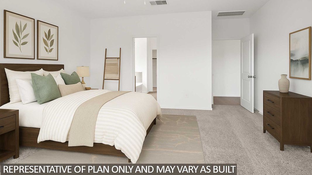 Furnished interior view inside a new home in Sunterra Lakes, Brookshire (Image 6).