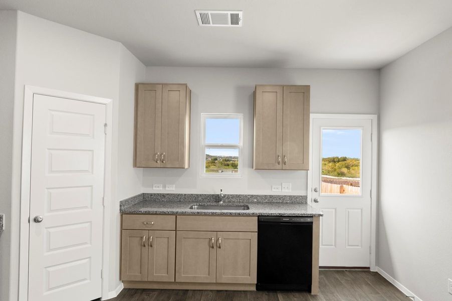 Furnished interior view inside a new home in Cloverleaf, Austin (Image 13).